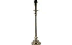 Bianca Lampfot 46cm Antik Silver