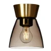 Bizzo Plafond 17cm Mässing/Rök