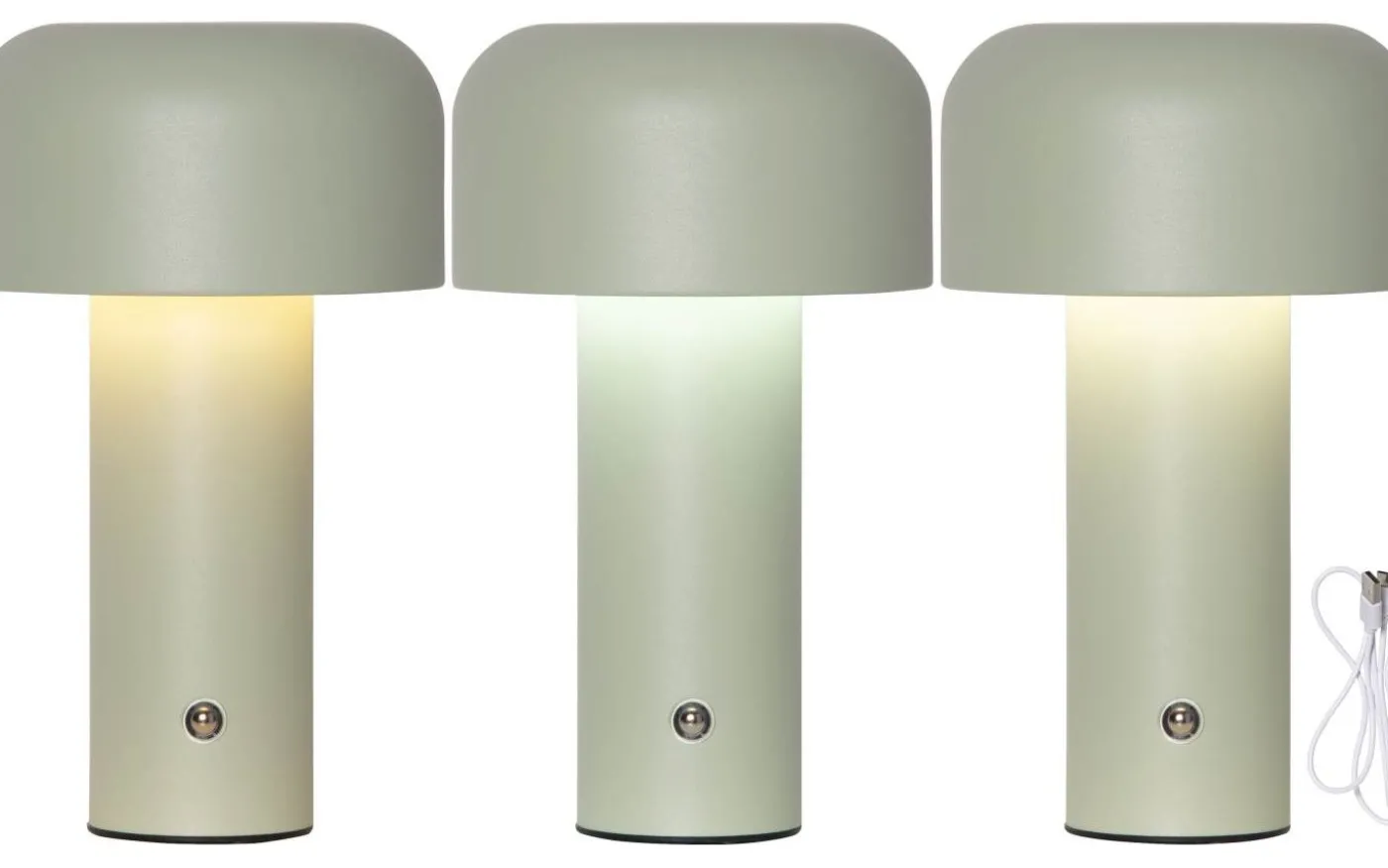 Bobby Uppladdningsbar Bordslampa Grön