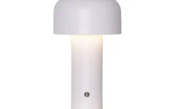 Bobby Uppladdningsbar Bordslampa Vit