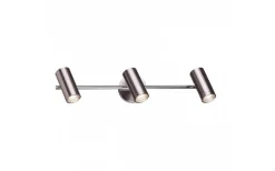 Bogard III Takspotlight Matt nickel LED 3x5W 3000K