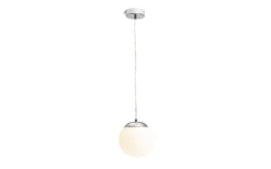 Bolly Fönsterlampa 17cm Krom/Opal IP44