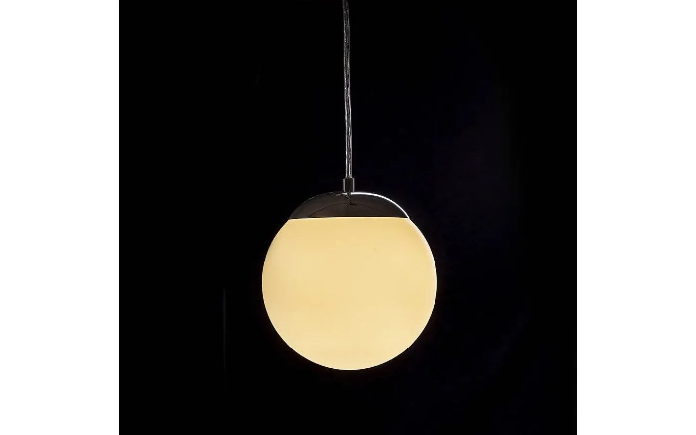 Bolly Fönsterlampa 17cm Krom/Opal IP44