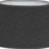 Boucle Lampskärm Oval 30cm Antracitgrå