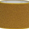 Boucle Lampskärm Oval 30cm Guldgul