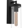 Bovolone Vägglampa Svart IP44