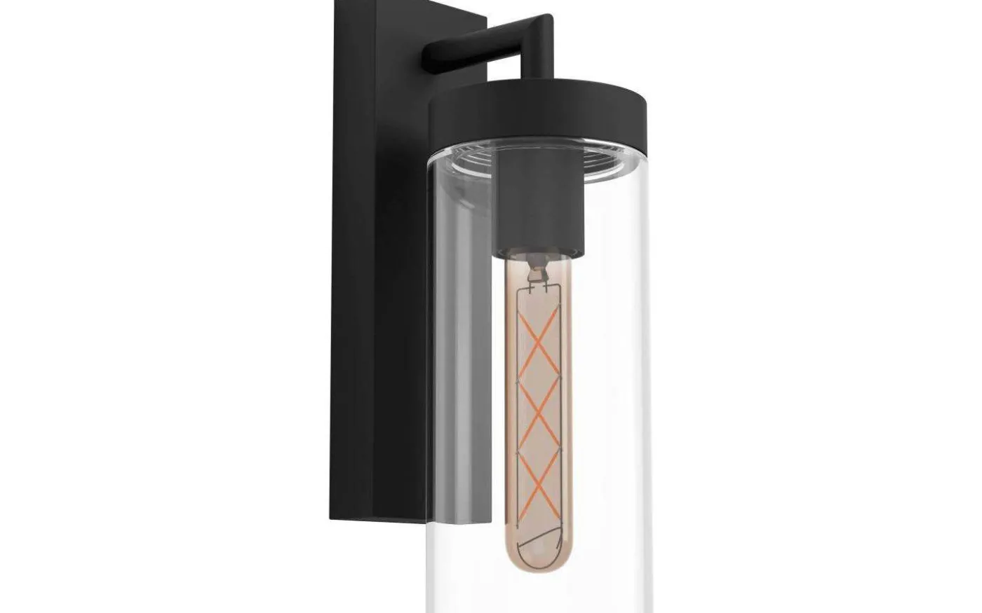 Bovolone Vägglampa Svart IP44