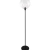 Bowl Golvlampa 150cm E27 Svart/Klar