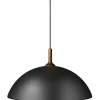 Bowl Taklampa 59cm Mattsvart