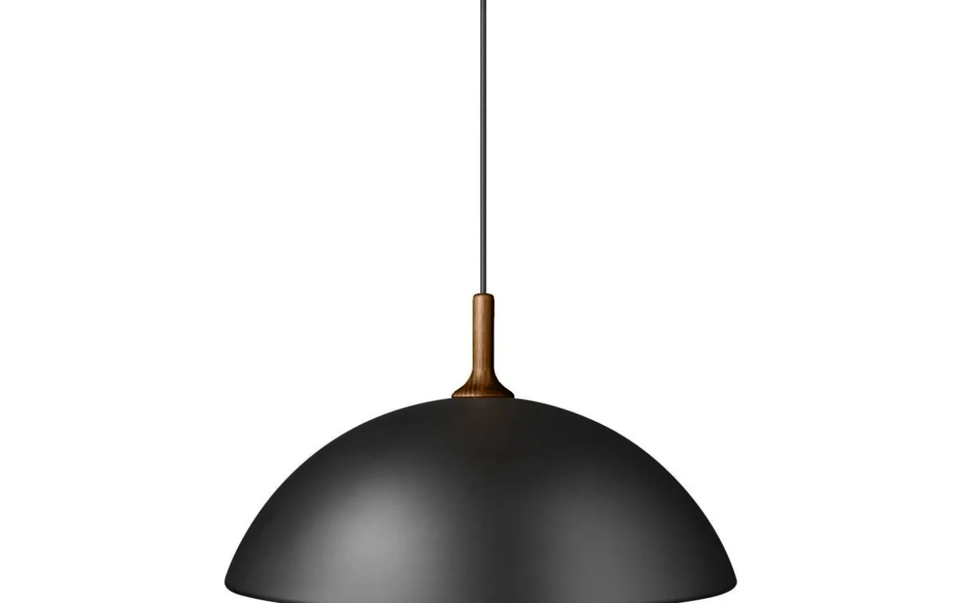 Bowl Taklampa 59cm Mattsvart