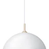Bowl Taklampa 59cm Mattvit