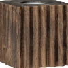 Box Bordslampa 10cm Brun Trä
