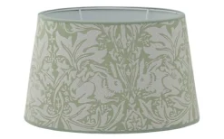 Brother Rabbit Oval Lampskärm 25cm Sage William Morris