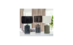 Bubbels Lampfot 29cm Black Marble