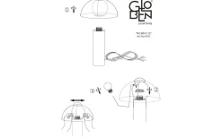 Buddy Bordslampa 36cm Svart