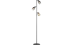 Cadiz Golvlampa 3-delad E14 antracit/förkromad