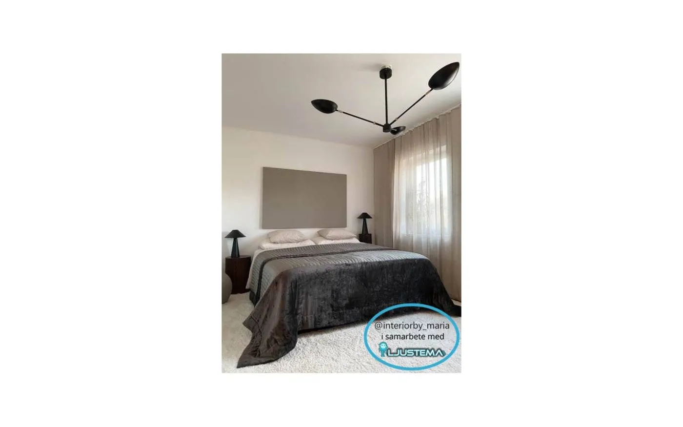 Cannes Bordslampa 40cm Svart