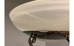 Cannes Golvlampa 1,8m LED 3000K 25W+5W Dimbar Svart/Krom
