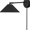 Cannes Vägglampa 20cm Svart