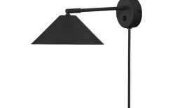 Cannes Vägglampa 20cm Svart