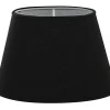 Carolin Oval Lampskärm 33cm Svart