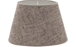 Carolin Oval Lampskärm 25cm Svartmelerad