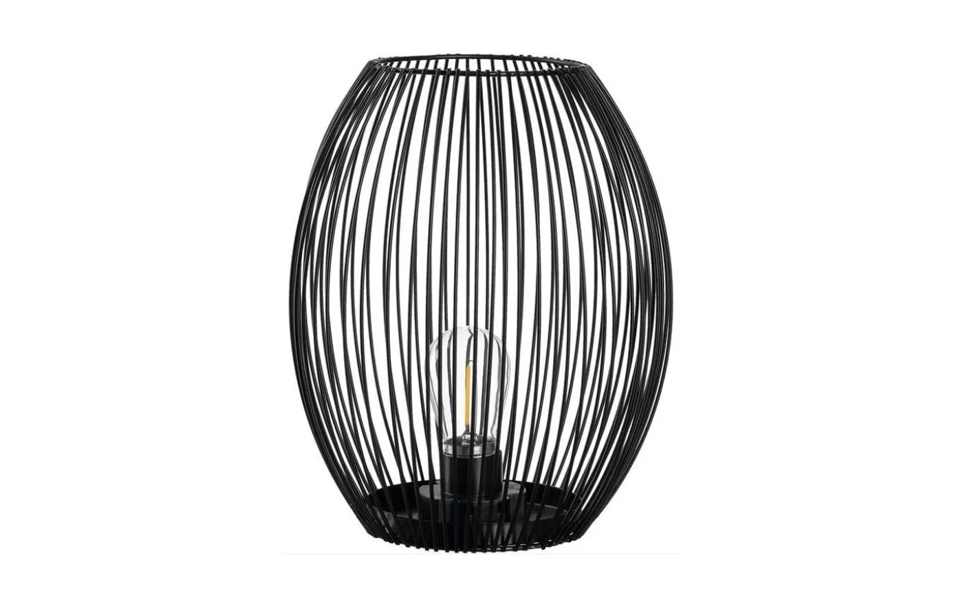 Casolare Lanterna 24 cm Svart med LED