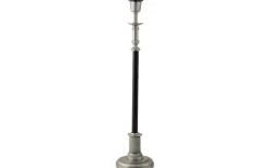 Cathrine Lampfot 66cm Silver/Svart