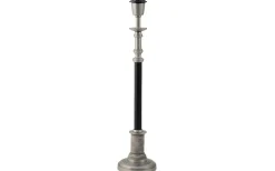 Cathrine Lampfot 56cm Silver/Svart