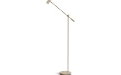 Cato Golvlampa 134cm LED GU4 Dimbar Nougat/Mässing