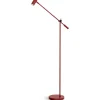 Cato Golvlampa 134cm LED GU4 Dimbar Vinröd/Mattsvart