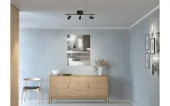 Cato Takspotlight 66cm LED 3x3W Mattsvart
