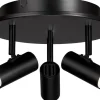 Cato Takspotlight 20cm LED 3x3W Mattsvart