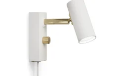 Cato Vägglampa LED GU4 Mattvit/Mässing