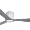 Cetus II 132cm Takfläkt Vit Motor, Silverblad