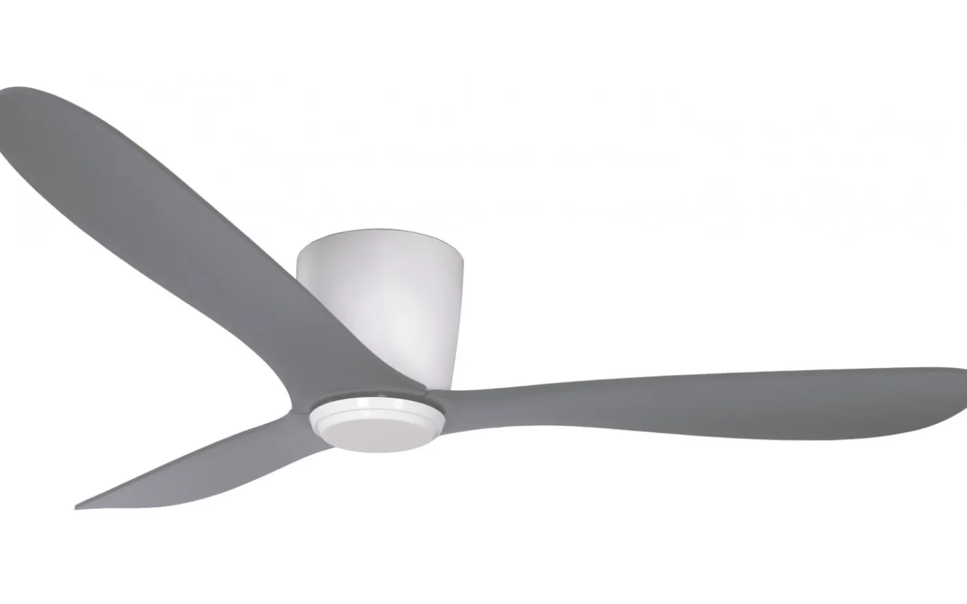 Cetus II 132cm Takfläkt Vit Motor, Silverblad