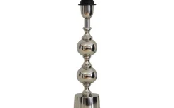 Charlotta Lampfot 30cm Krom
