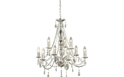 Chateau Kristallkrona 9L 60cm Krom