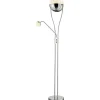 Chris Golvlampa LED uplight krom