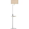 Claas Golvlampa E27 borstat stål