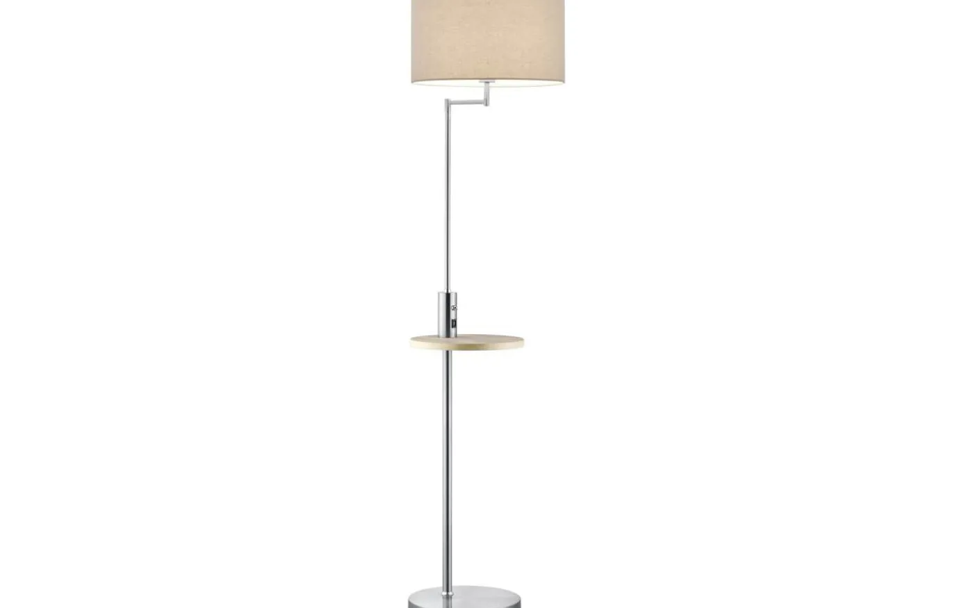 Claas Golvlampa E27 borstat stål