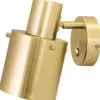 Clark 1 Vägglampa E27 Borstad Mässing