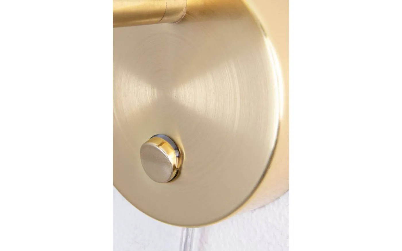 Clark 1 Vägglampa E27 Svart/Borstad Mässing