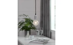 Classical Sladdställ Zink E27 3,5m Textilkabel