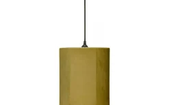 Classic Cylinder Takskärm Ø24cm Sammet Senap