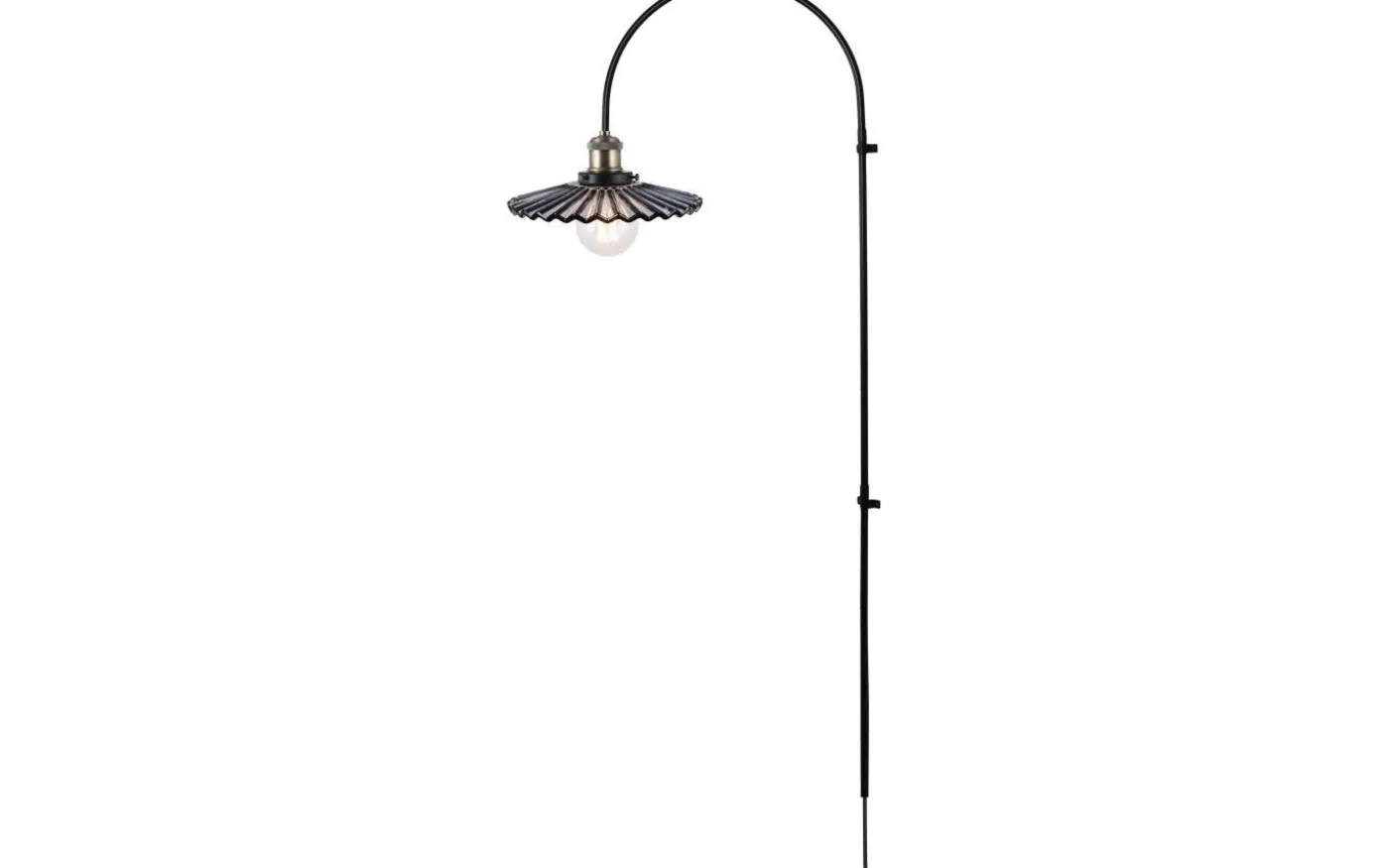 Cobbler Vägglampa 150cm Rök