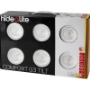 Comfort G4 Quick ISO Tilt 6-Pack Vit Dim to Warm 7,5W IP44