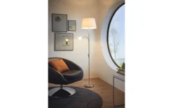 Conesa Golvlampa 170cm Nickel/Vit