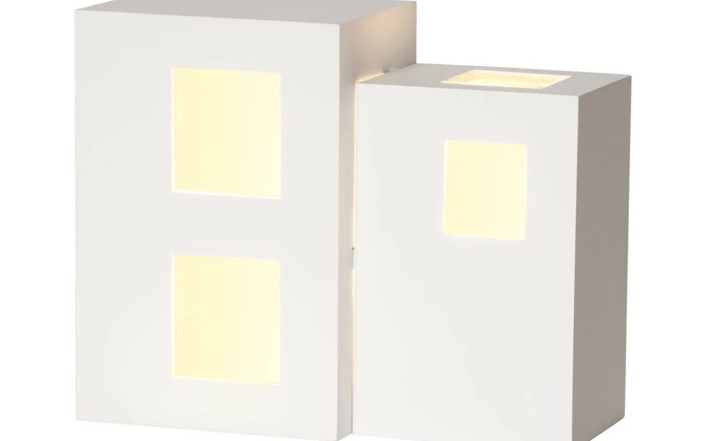 Cube Bordslampa E14 25cm Vit