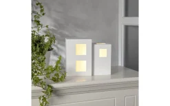 Cube Bordslampa E14 25cm Vit